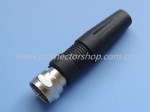 F Male Plug with Plastic Spring
