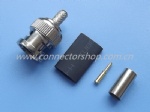 BNC Male Plug Crimp Type 4pcs