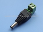 2.1x5.5mm DC Plug with Terminal Block 2 Parts