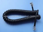 Coiled Cord 4P4C 3m