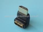 HDMI Male to HDMI Female 90°