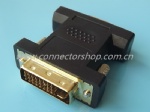 DVI Male 24+5P to D-Sub Female 15P