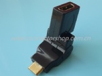HDMI Female to Mini HDMI Male Swing Type