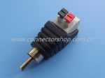 RCA Plug with Terminal Block