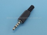 3.5mm 4 Pole Plug with Cable Protector