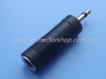 3.5mm Mono Plug to 6.35mm Mono Jack