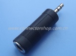 3.5mm Stereo Plug to 6.35mm Stereo Jack