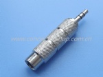 3.5mm Stereo Plug to 6.35mm Stereo Jack Metal