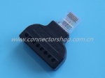 RJ45 Plug with Terminal Block