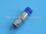 F Compression Plug  for RG58,RG59,RG6 Cable