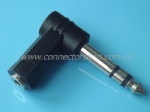 6.35mm Stereo Plug to 3.5mm Stereo Jack Right Angle