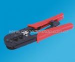 Crimping tool, 8P+6P or 6P+4P with ratchet