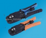 Crimping tool, 8P+6P+4P with ratchet