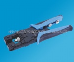 Crimping tool, for F/BNC/RCA RG-58/59/62/6(3C/4C/5C) type compression connectors
