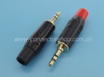3.5mm Stereo Plug, Golden Plated