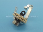 6.35mm  Mono Jack Open Circuit, Brass