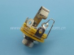 6.35mm Stereo Jack Close Circuit, Plastic