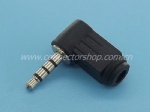 3.5mm 4 Pole Plug Right Angle