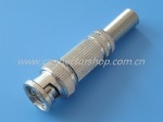 BNC Male Plug with Metal Spring