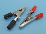 Alligator Clip with Screw Color: Black, Red