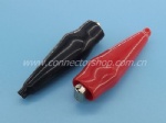 Battery Clip 10A with Boot Color: Black, Red