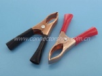 Battery Clip 30A, Copper Plated Color: Black, Red