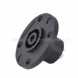 Speaker/Loudspeaker receptacle, 4 pole, round