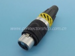 Waterproof XLR Female 3P & 5P